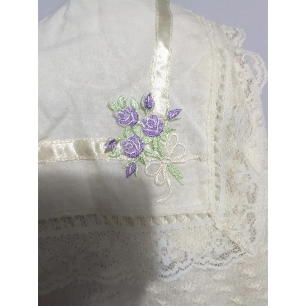 Vintage 80s Gunne Sax Jessica McClintock Girls Dress Prairie L 2 piece sweater